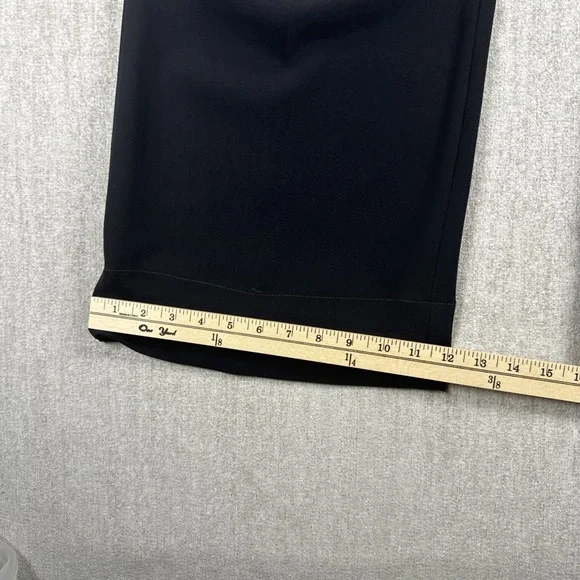 M.M.LaFleur Black Wide Leg Dress Pants Women's Size 6 Cropped Tailored Workwear - Picture 8 of 12